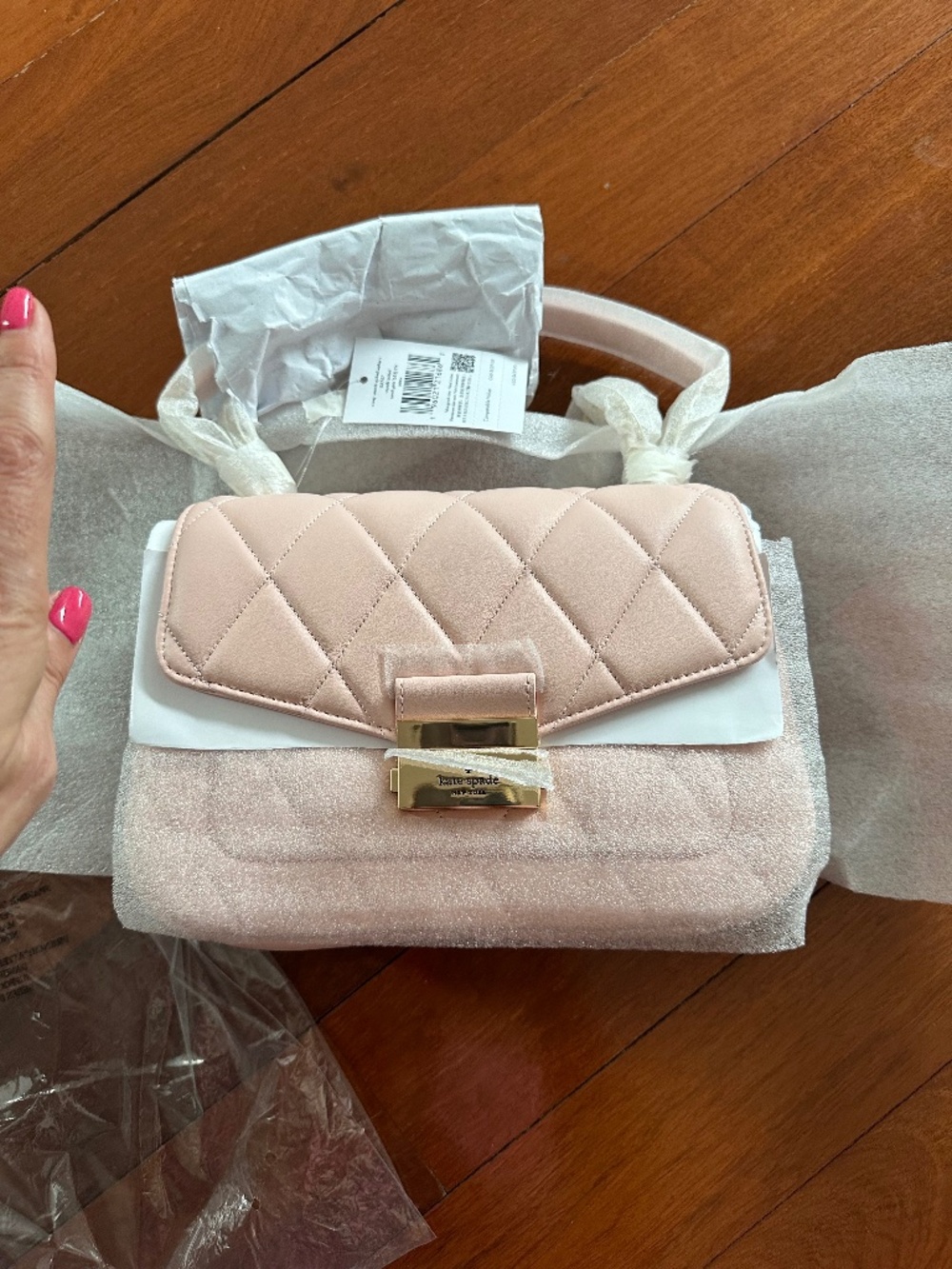 New Kate Spade Quilted Purse
